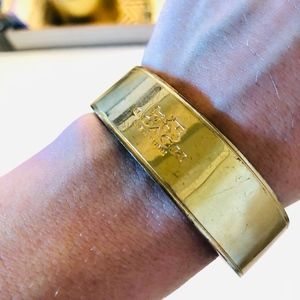 Coach Jewelry - Coach Hinged Gold Bangle Bracelet Coach Jewelry - Coach Hinged Gold Bangle Bracelet